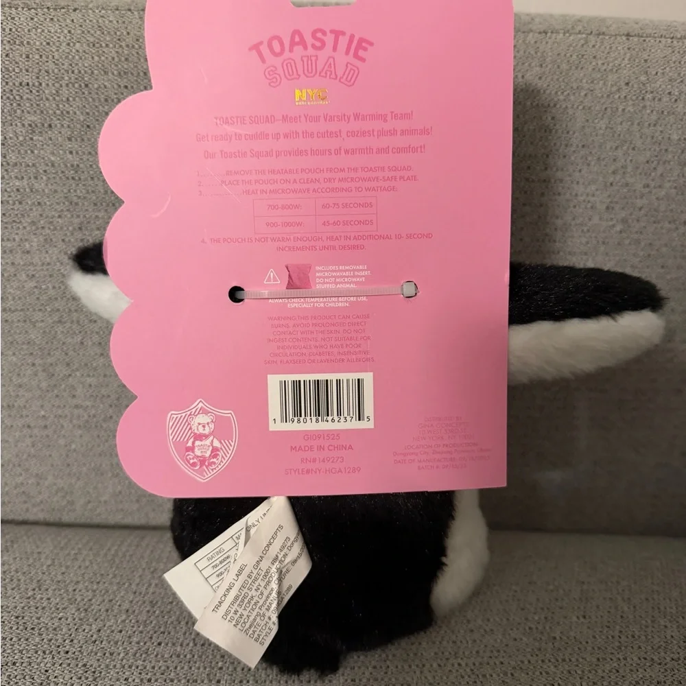 Penguin Plush Toy - Black, White, and Orange